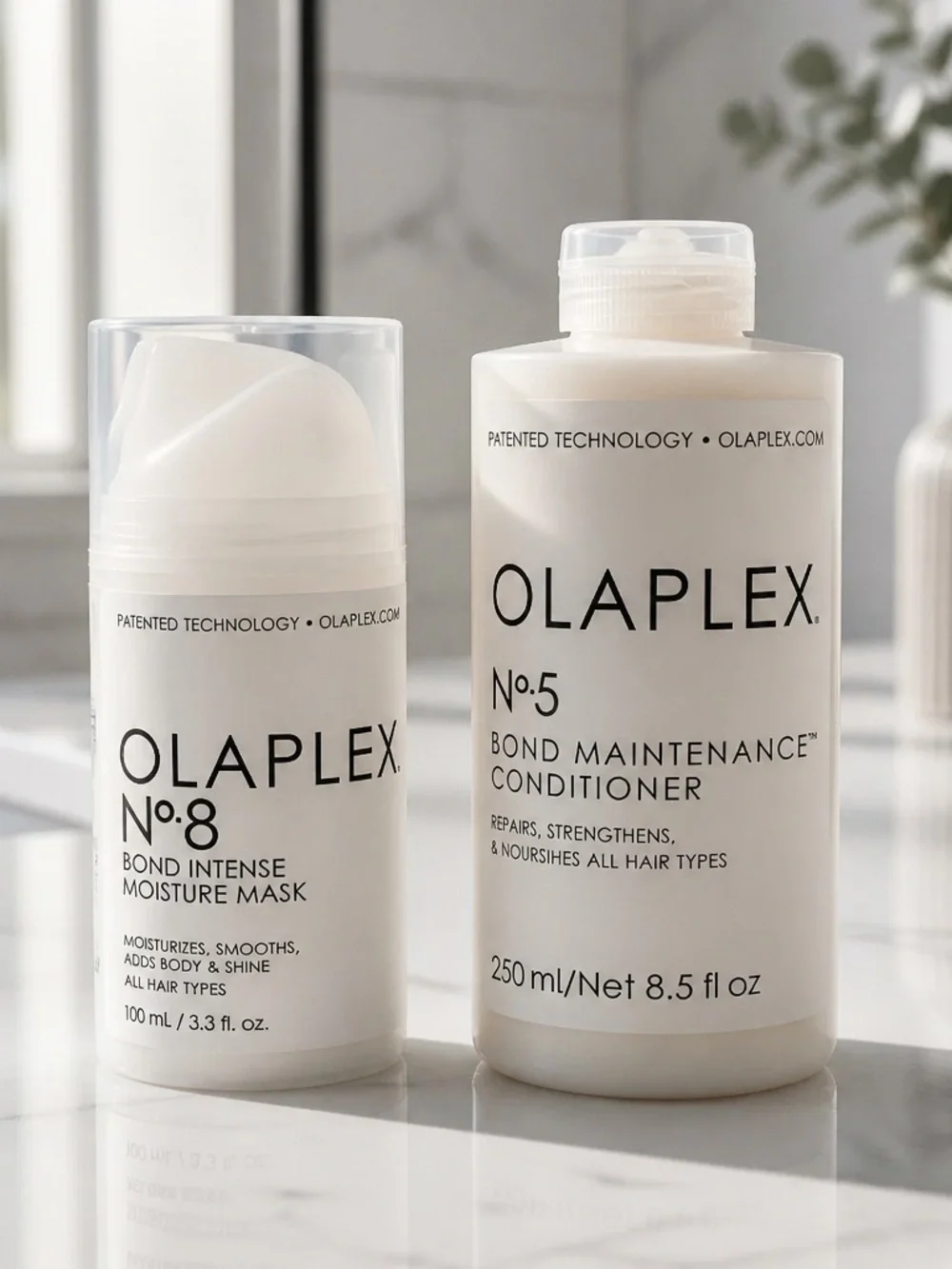 Olaplex No 5 bond maintenance conditioner 8.5 ounces And Olaplex No 8 3.3 oz New